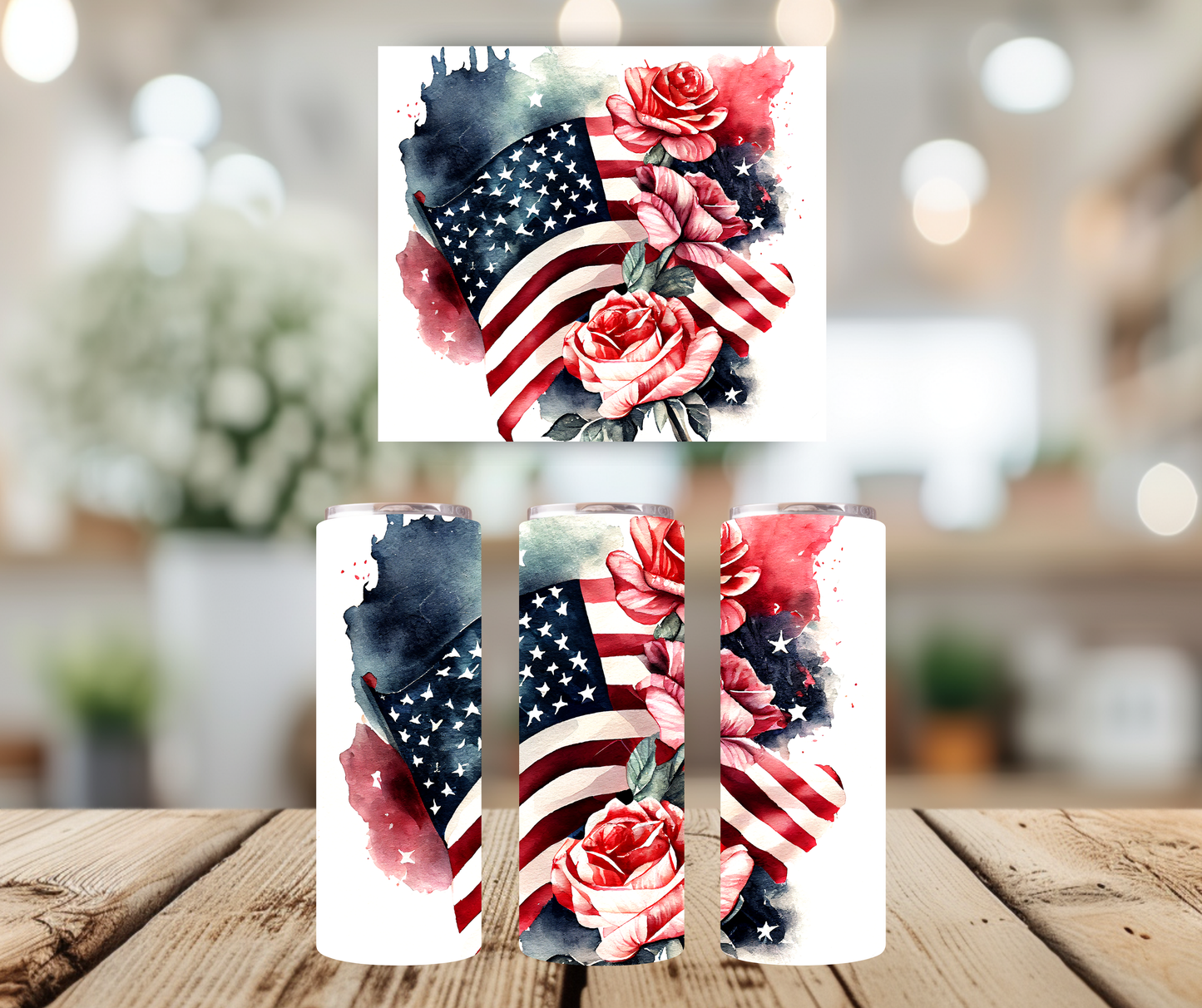 20oz Tumbler - Roses