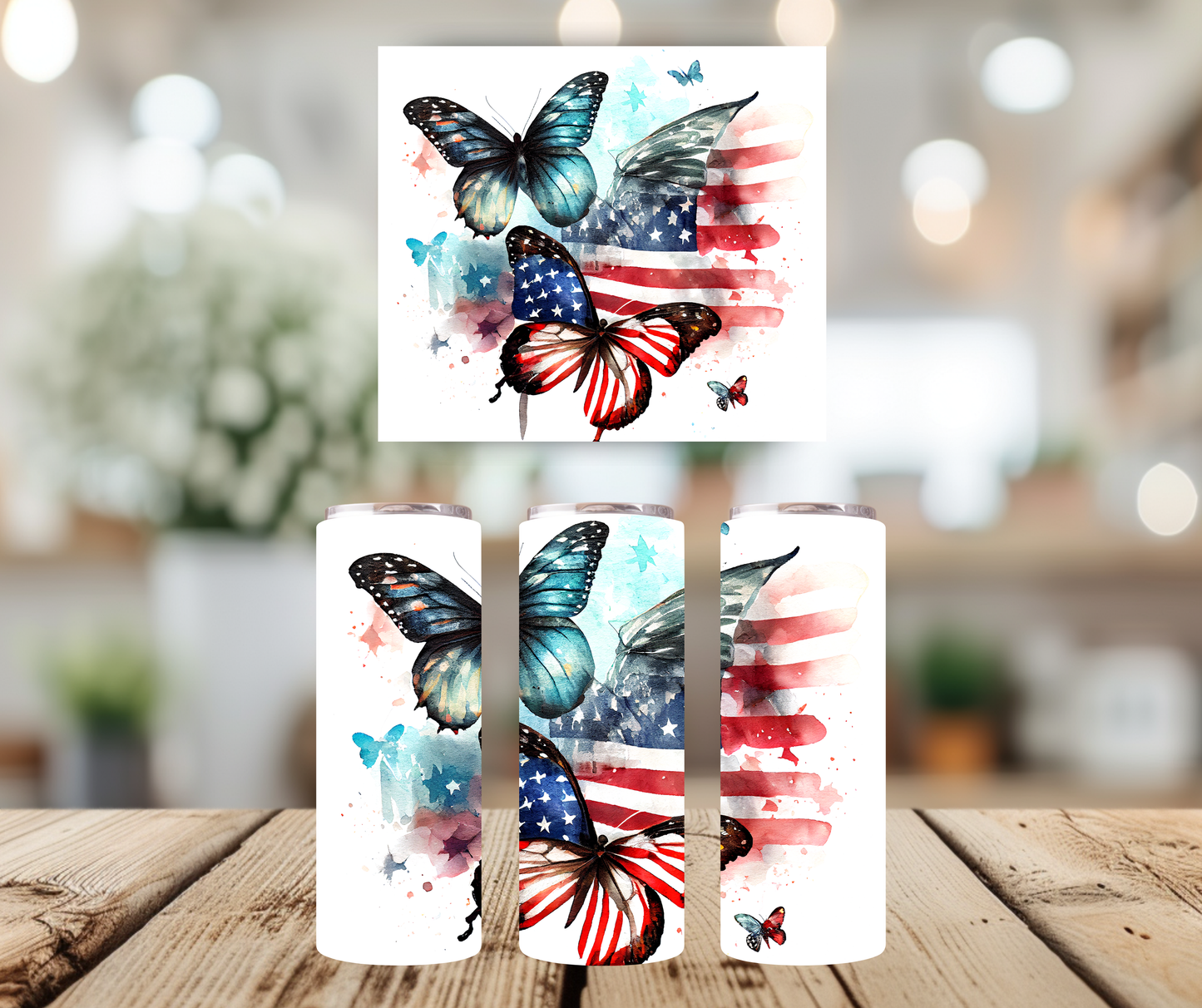 20oz Tumbler - Butterfly