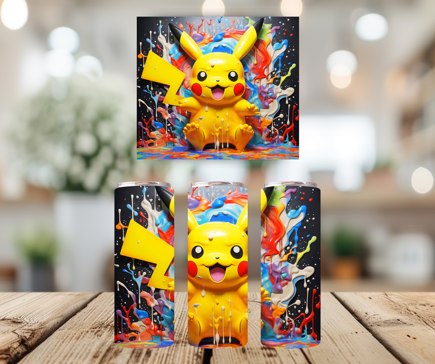 20oz Tumbler - Splash Pikachu