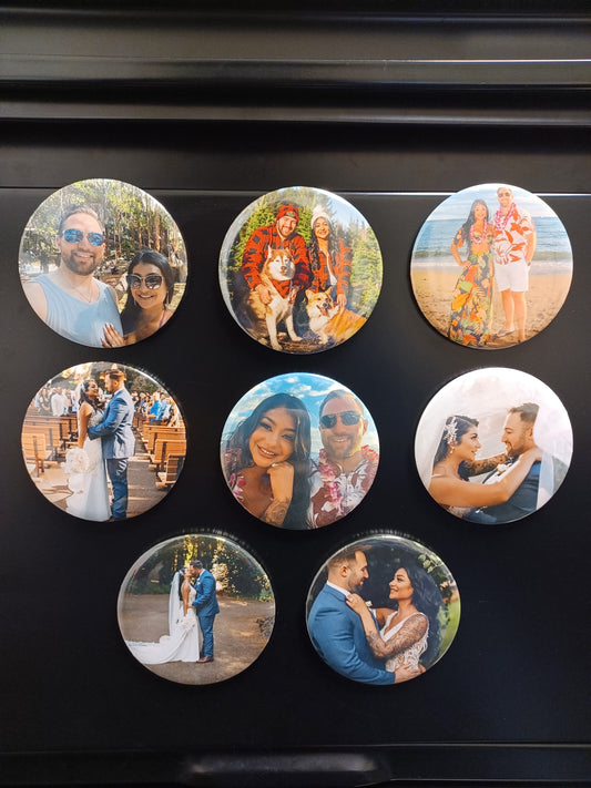 3 inch customized magnet (set of 9)