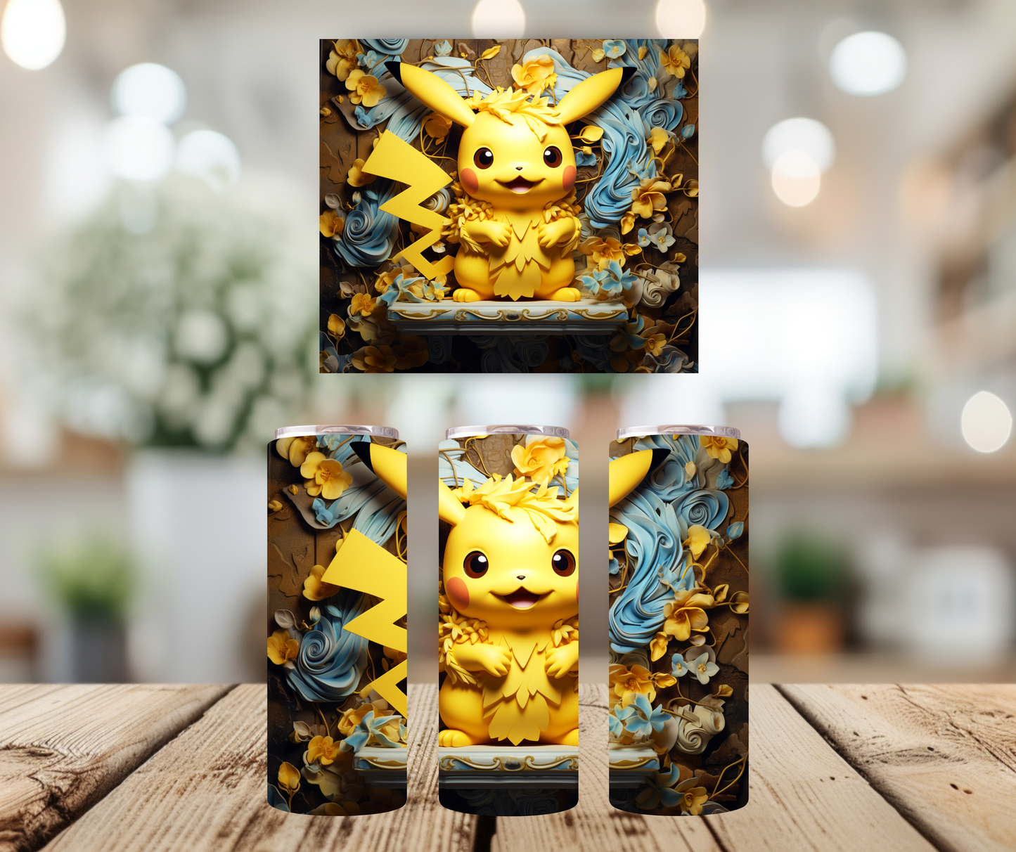 20oz Tumbler - Porcelain Pikachu 2