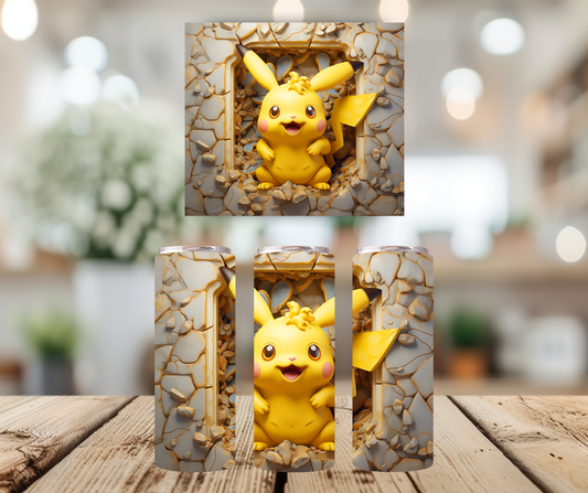 20oz Tumbler - Porcelain Pikachu