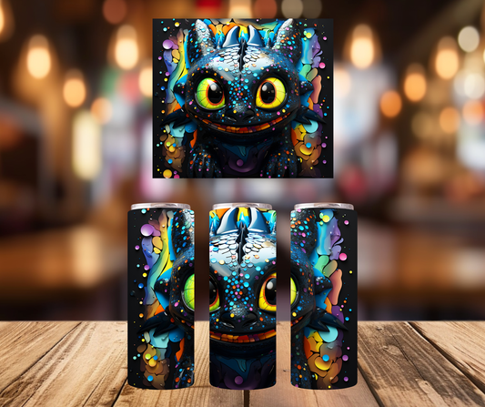 20oz Tumbler - Splash Toothless 2