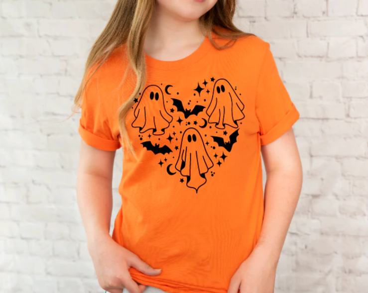 Halloween Heart Bat - HWST001