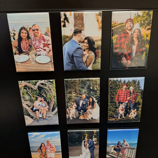 Personal magnets 2x3 inches (set of 9)