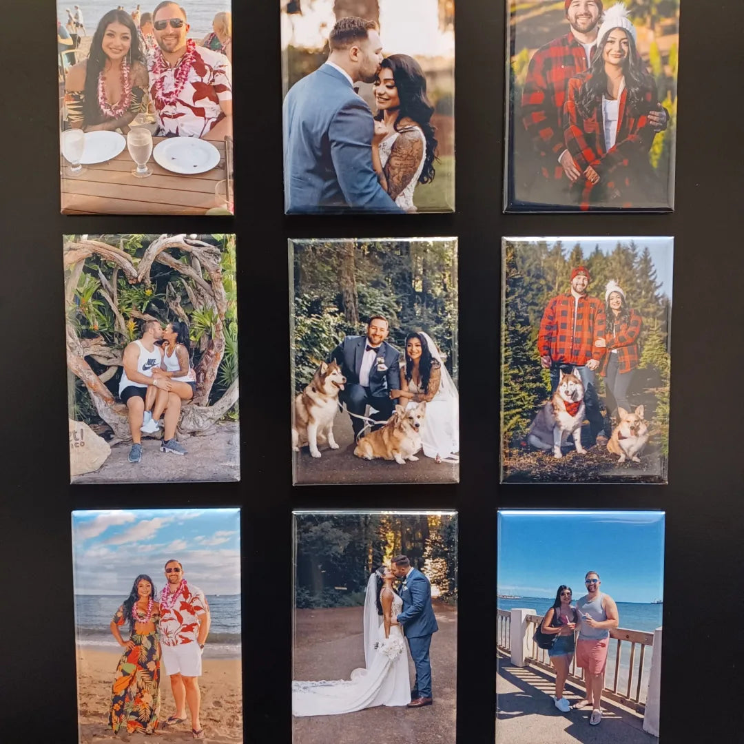 Personal magnets 2x3 inches (set of 9)