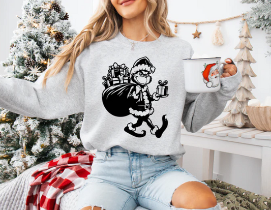 Santa Sack Grinch - XMST016LG